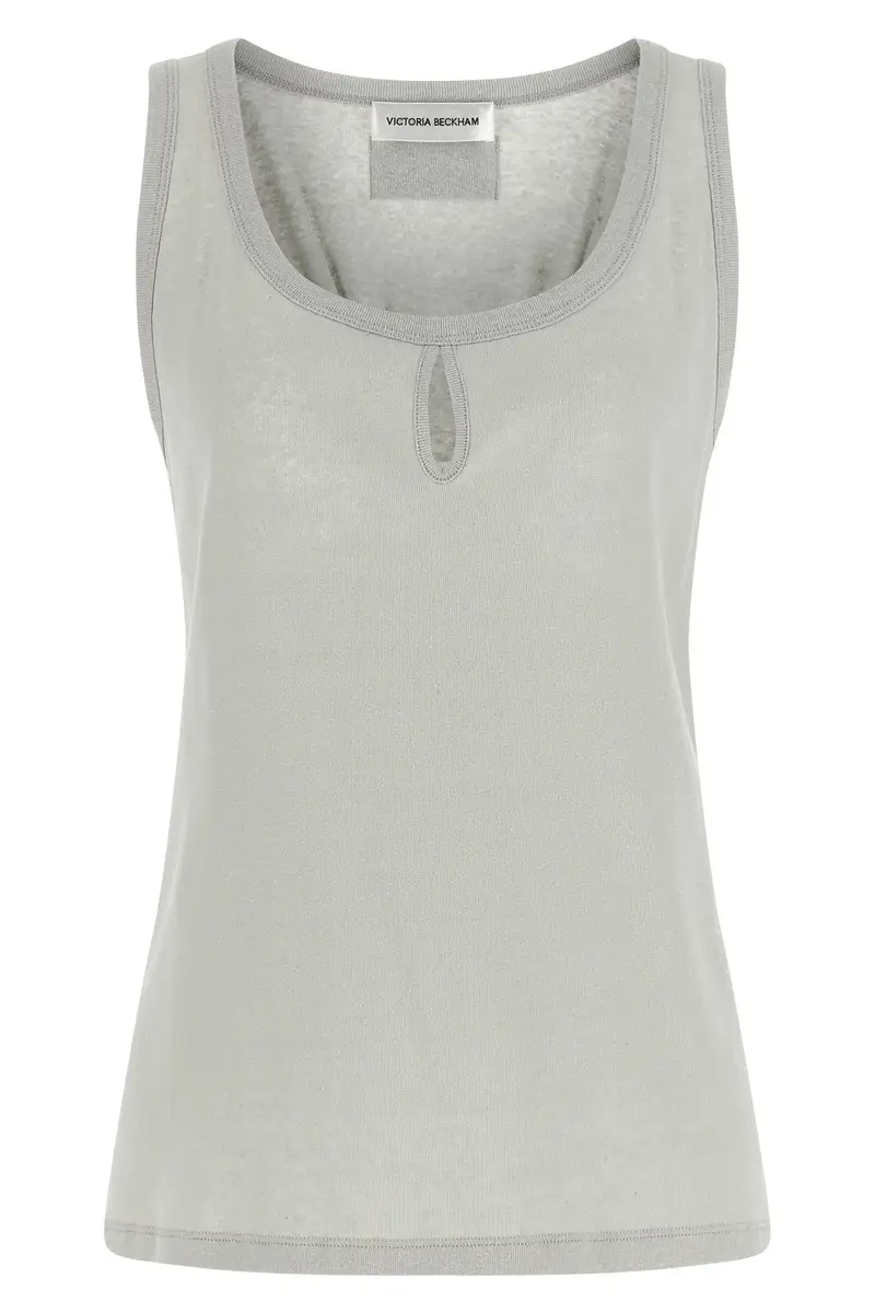 Tank Top Split Grigio