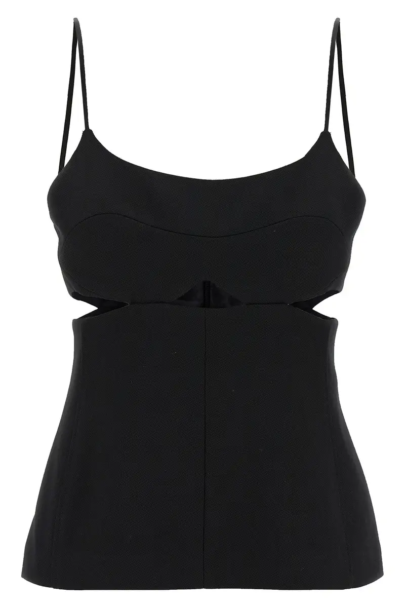 Top Cut-Out Cami Nero