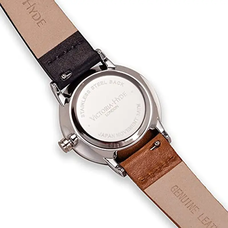 VICTORIA HYDE Orologio Analogico Quarzo Donna Cinturino In Vera Pelle Impermeabile miniatura 3