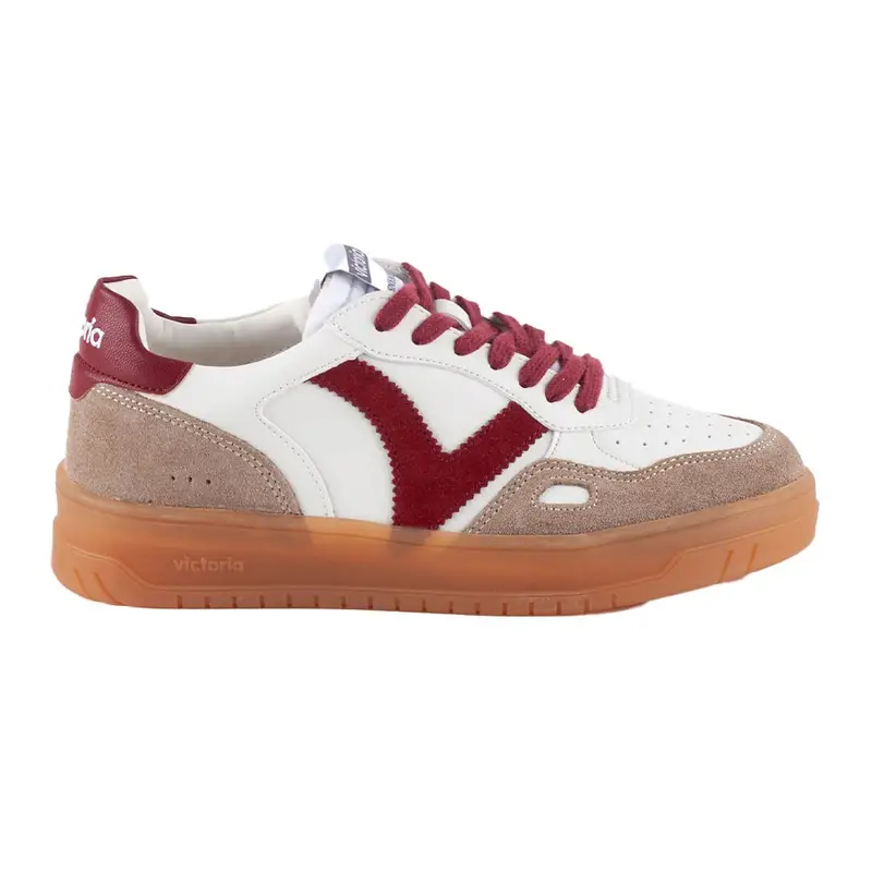 Seul Lea Gum Bianco Rosso - Sneakers Donna EUR 36