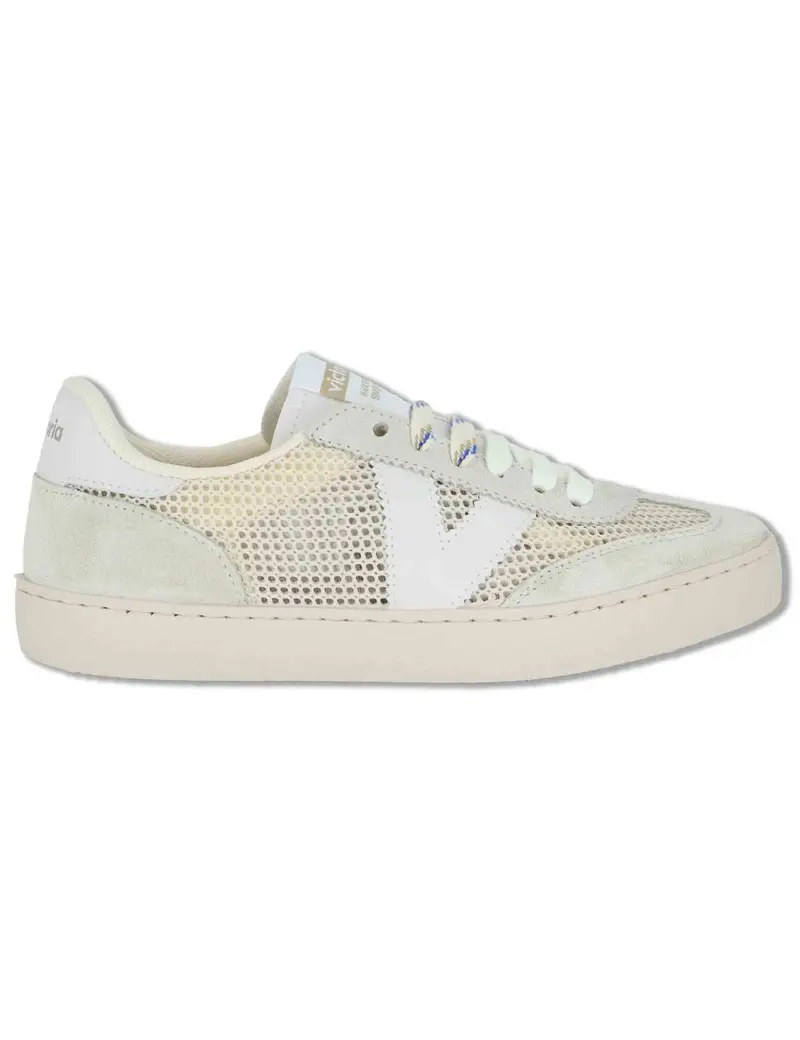 Sneakers Berlin in pelle forata beige Donna 1126231 80_Beige