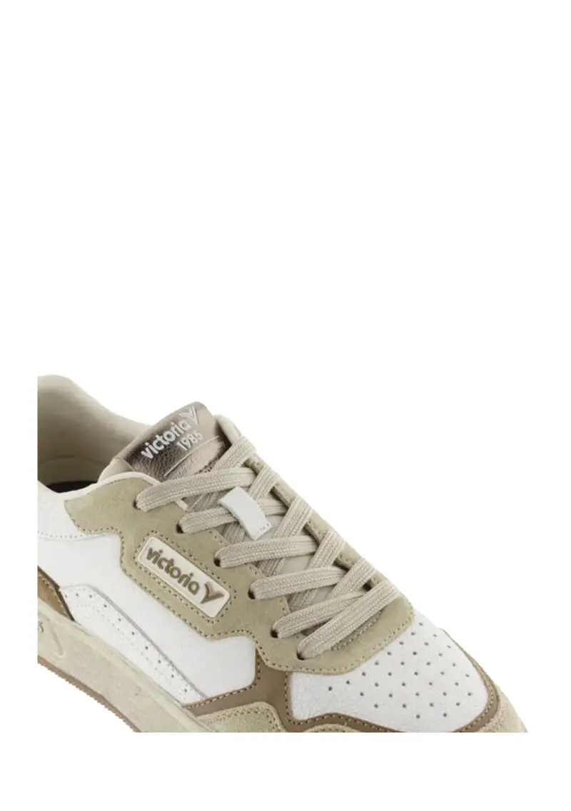 Sneakers Donna Beige miniatura 2