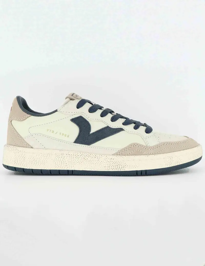 Sneakers in pelle bianca Uomo 8806112 Marino