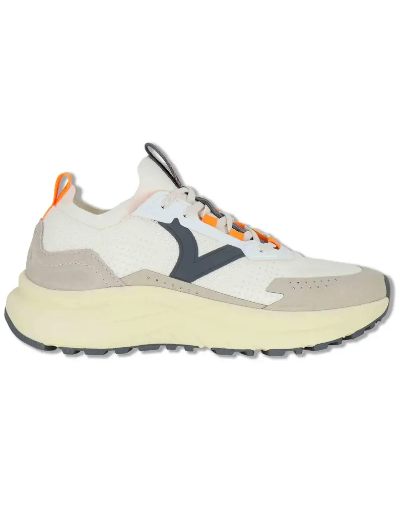 Sneakers Loom in tessuto tecnico bianco con suola alta Uomo 8815100 20_Blanco