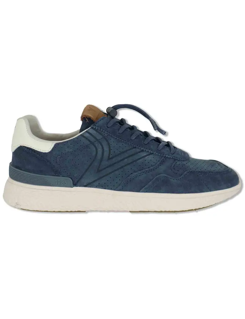 Sneakers uomo Anima in camsocio blu con suola alta Uomo 8805104 30_Marino