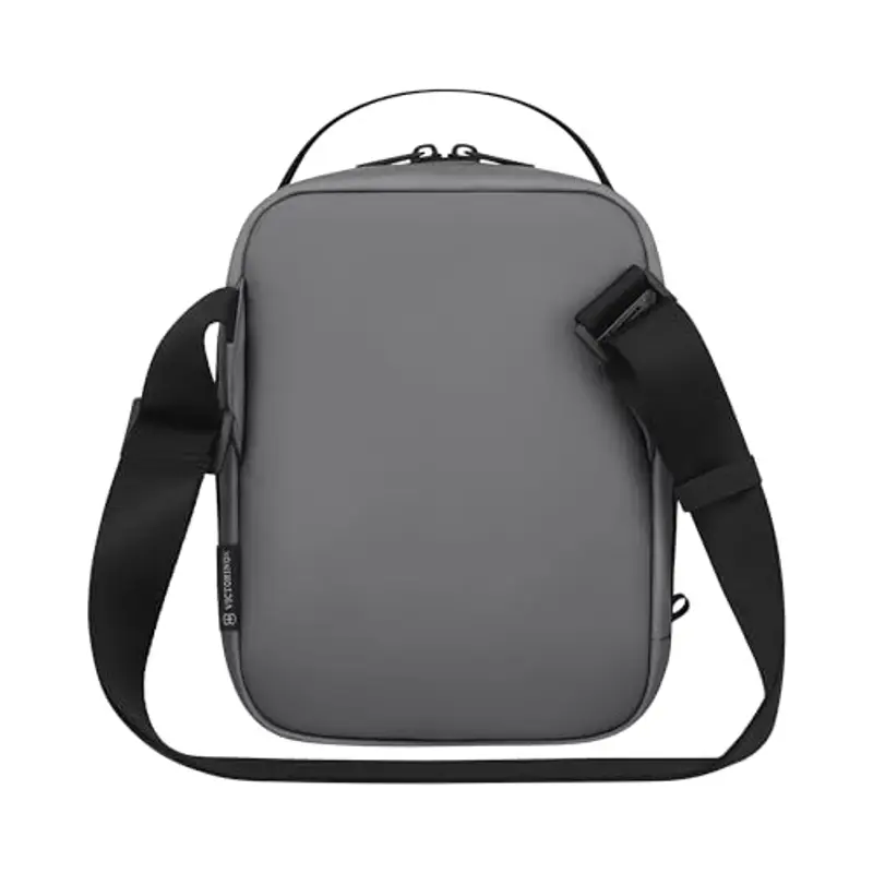 Victorinox Travel Essentials Crossbody Bag, Borsa con Tracolla e Taschino RFID, Monospalla, Uomo/Donna, 6 l, Grigio miniatura 2
