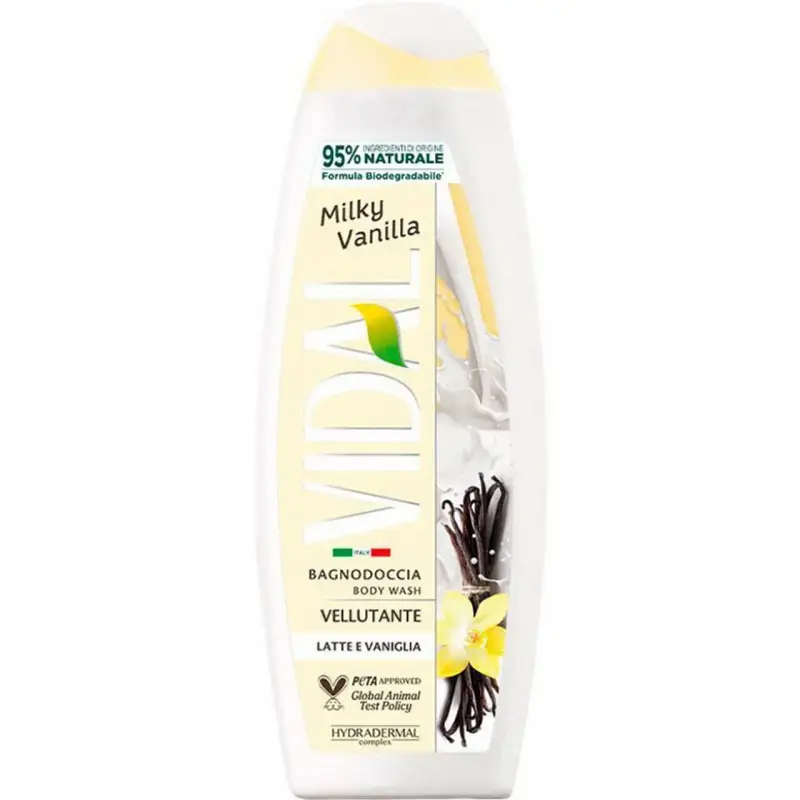 Vidal Bagnodoccia Milky Con Latte E Vaniglia 500 Ml