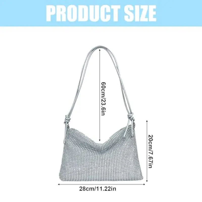 VIDSTW Pochette Donna Argento 2161669 miniatura 2