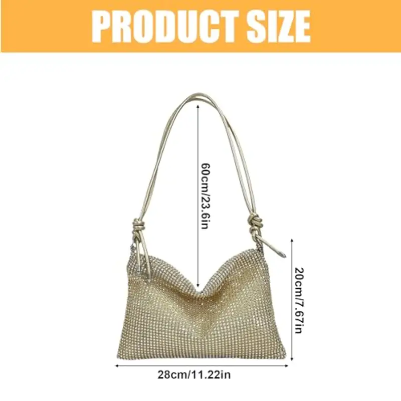 VIDSTW Pochette Donna Oro 2161671 miniatura 2