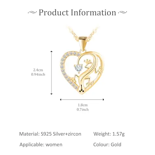 VIKILEE Collane Donna Oro Rosa 3238772 miniatura 3