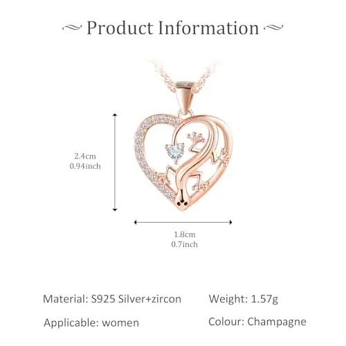 VIKILEE Collane Donna Oro Rosa 3238773 miniatura 3