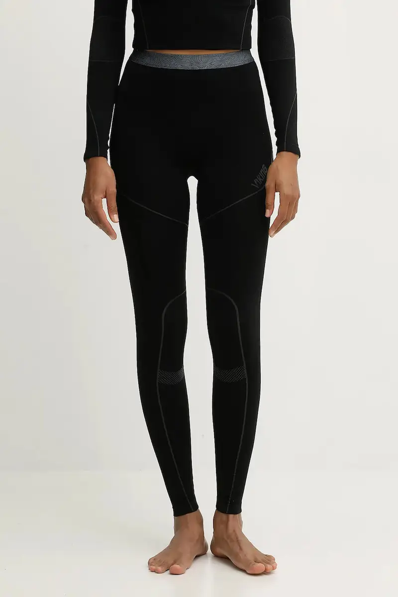 completo biancheria intima - leggins e longsleeve Gaja colore nero 500/27/5512 miniatura 4