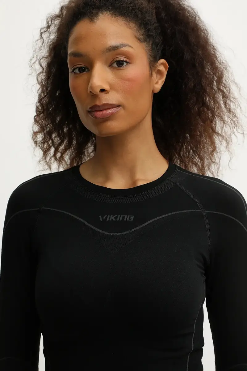 completo biancheria intima - leggins e longsleeve Gaja colore nero 500/27/5512 miniatura 5