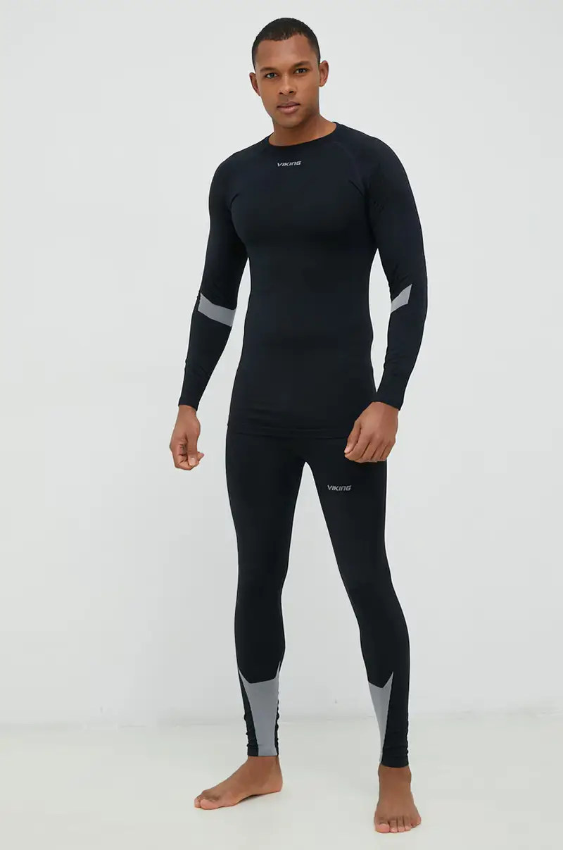 completo di biancheria intima funzionale Volcanic Nero