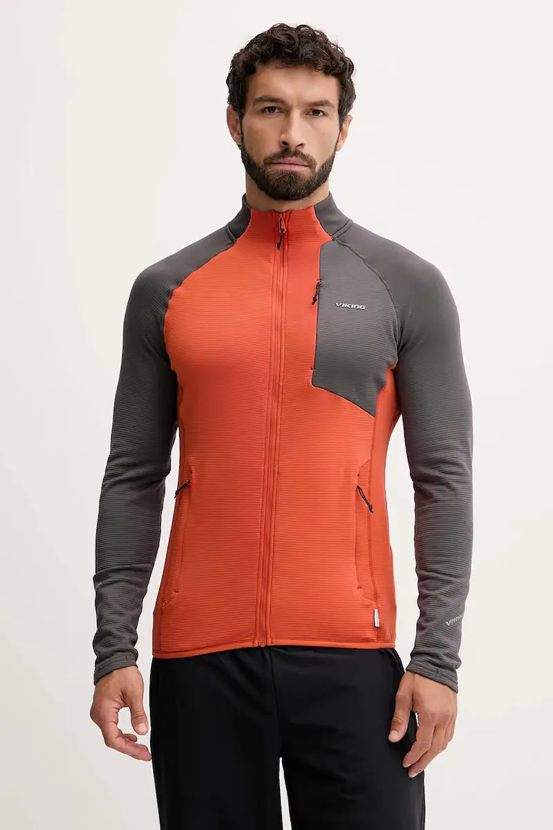 felpa Birger uomo colore arancione 740/27/9285