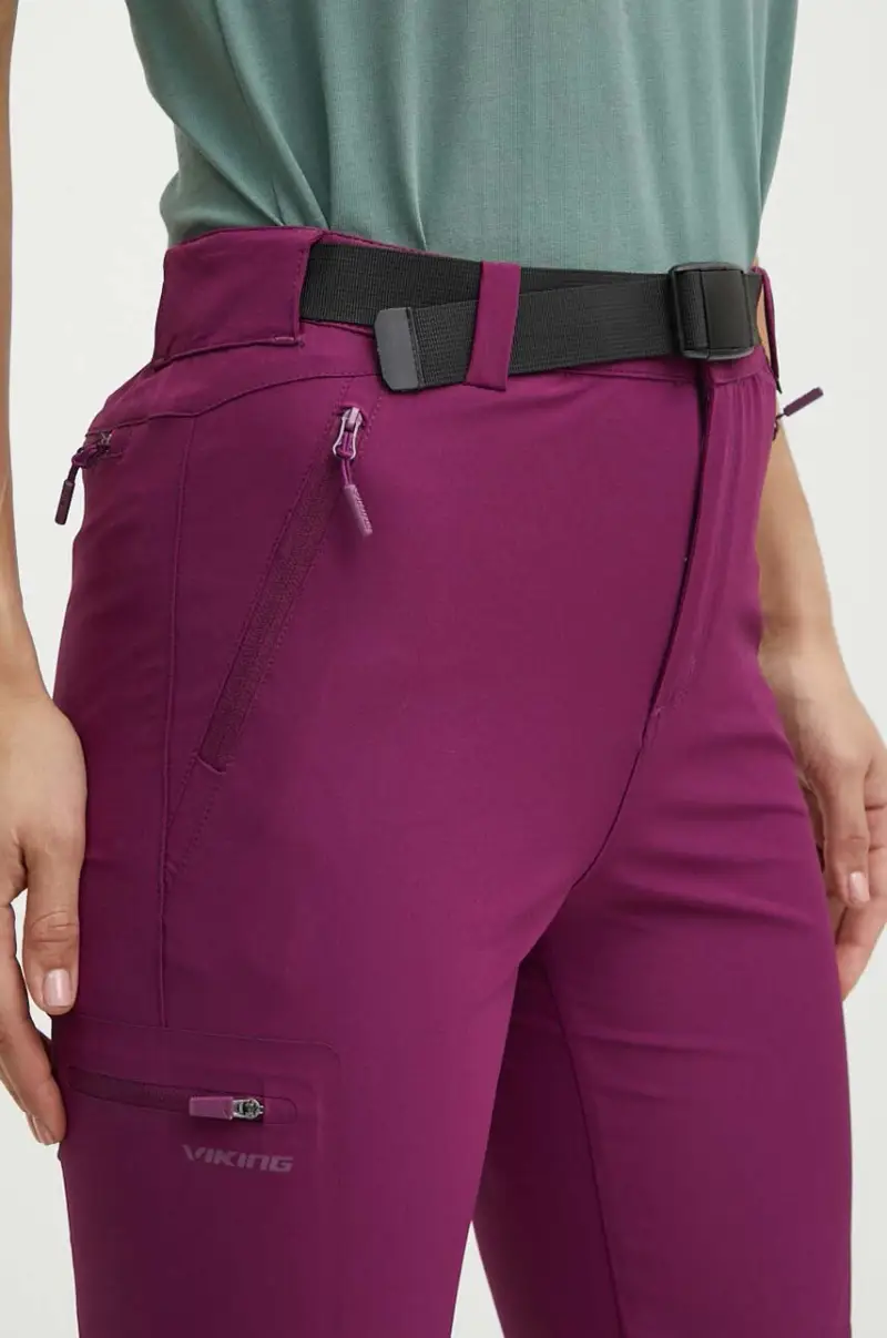 pantaloni da esterno Expander donna colore violetto miniatura 4