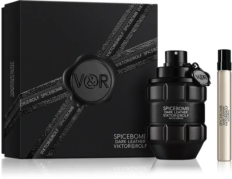 Spicebomb Dark Leather set regalo EDP 90 ml una miniatura EDP 10 ml