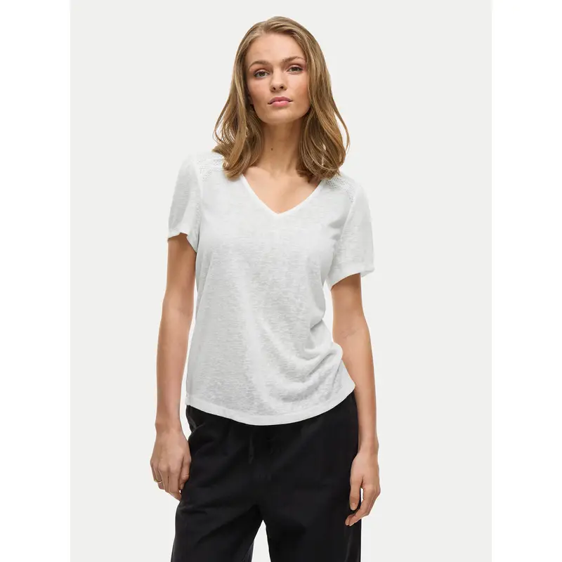 Vila T-shirt Bianco 3217720