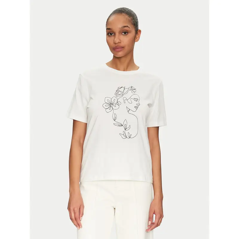 Vila T-shirt Bianco 3218965