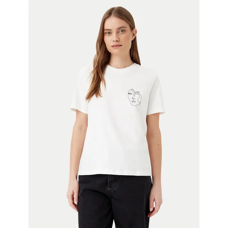 Vila T-shirt Bianco 3217723