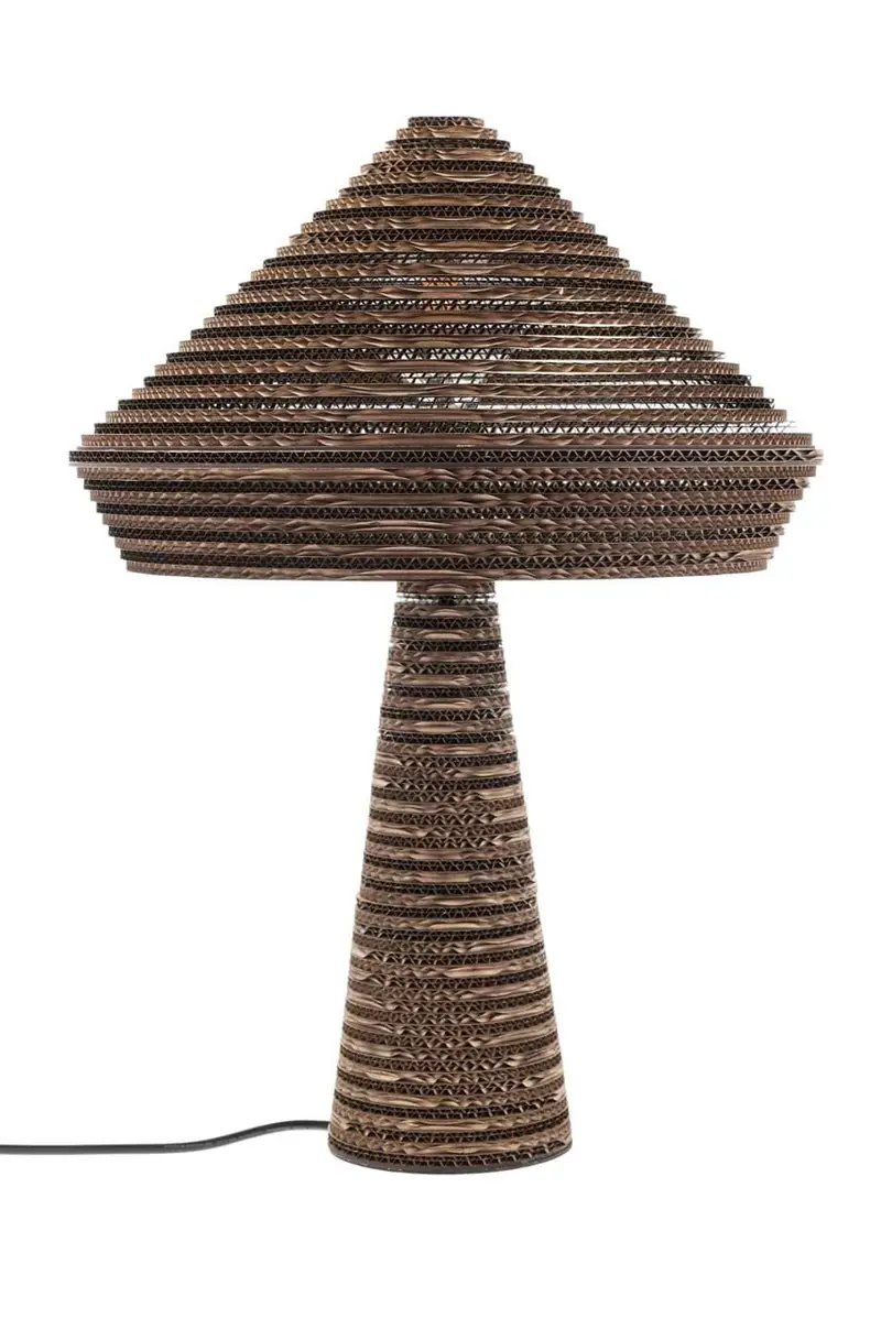 lampada da tavolo Alk Marrone