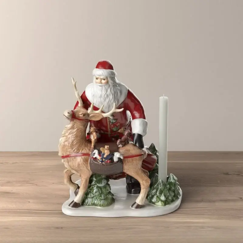 Christmas Toy S Memory Babbo Natale Con Cervo, 30 X 24 X 35 Cm
