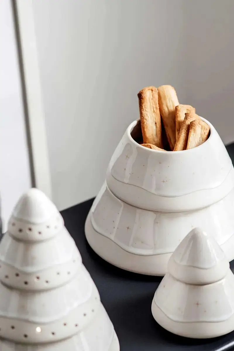 contenitore di stoccaggio Winter Glow 17, 9 x 22, 4 cm Beige miniatura 4