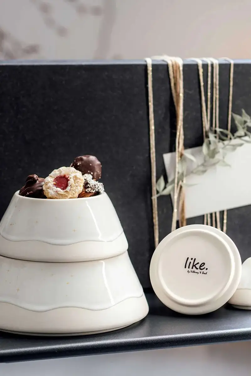 contenitore di stoccaggio Winter Glow 17, 9 x 22, 4 cm Beige miniatura 5