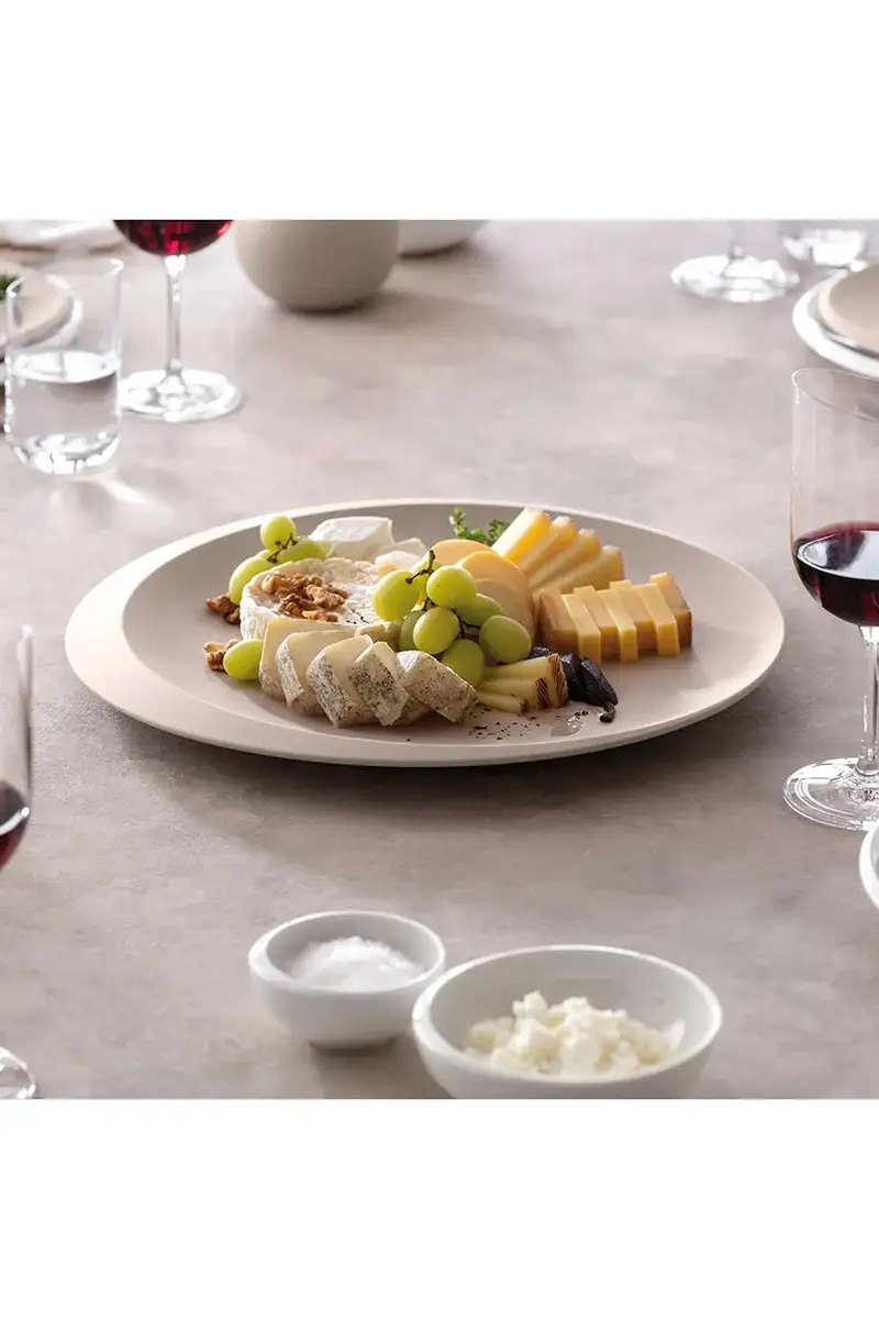 piatto da portata New Moon 37 cm Beige miniatura 2