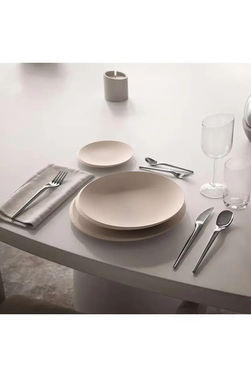 piatto da portata New Moon 37 cm Beige miniatura 3