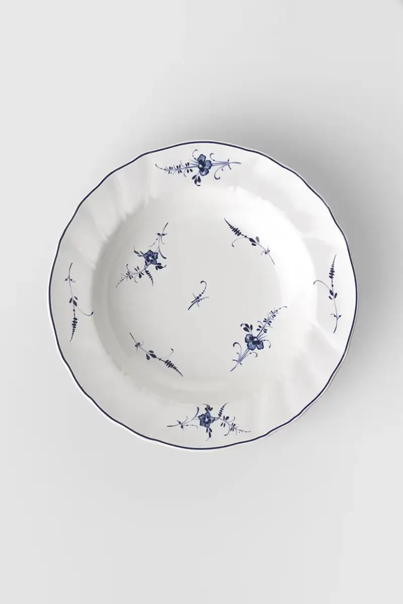 piatto profondo Old Luxembourg 23 cm colore bianco