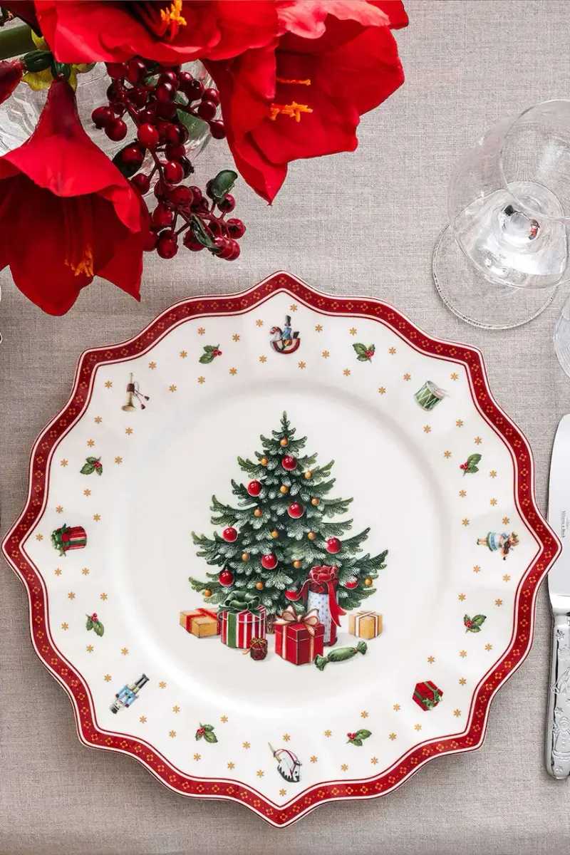 set di posate di natale 30 elementów, 44 x 29 x 6, 5 cm Grigio miniatura 5