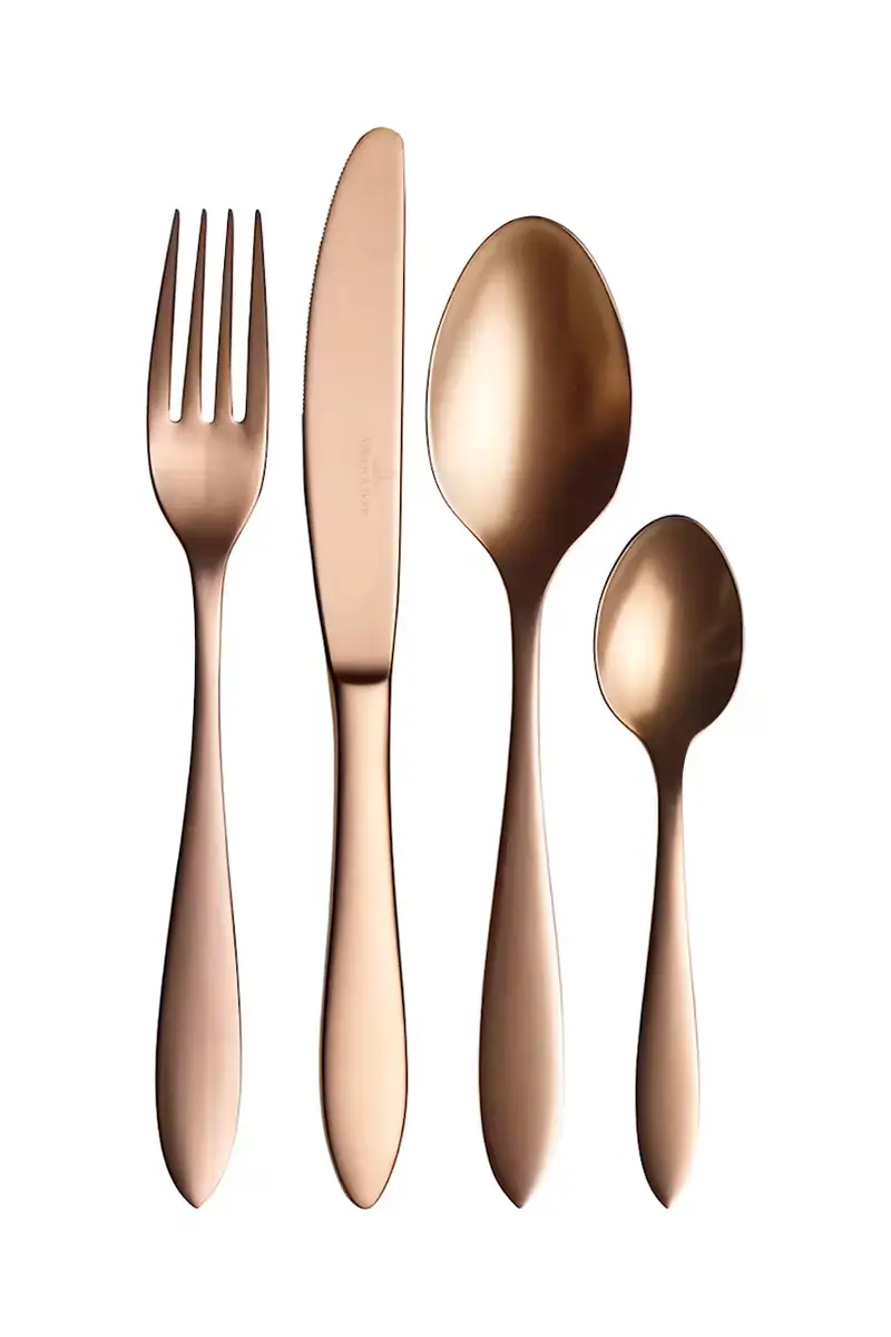 set di posate per 4 persone colore beige