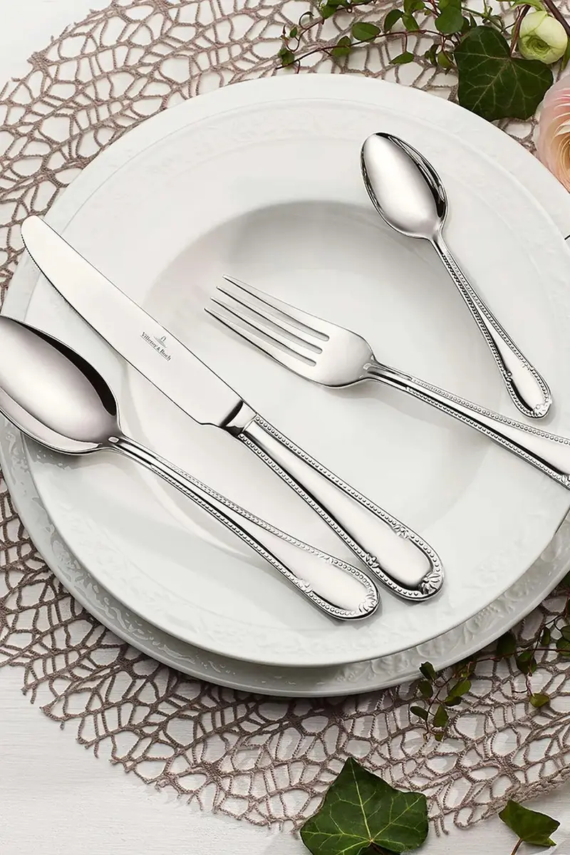 set di posate per 6 persone Mademoiselle confezione da 24 pezzi colore grigio miniatura 2