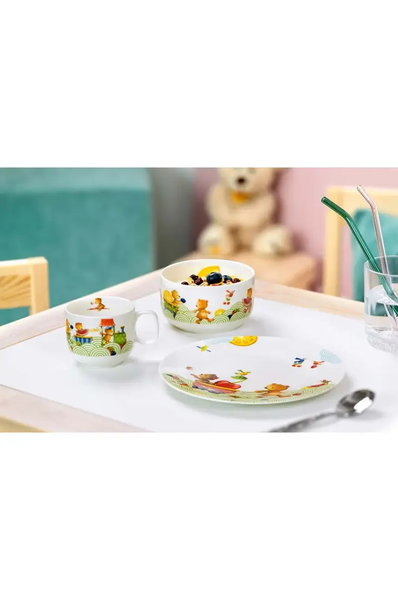 set per la colazione per bambini Hungry as a Bear pacco da 3 Multicolore miniatura 2
