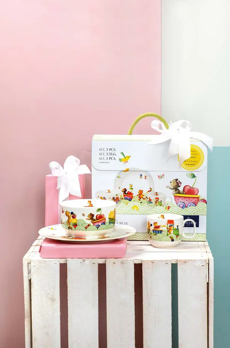 set per la colazione per bambini Hungry as a Bear pacco da 3 Multicolore miniatura 3
