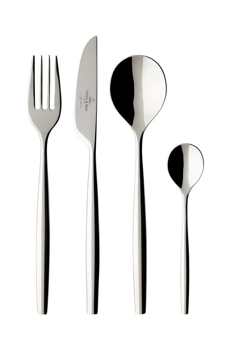 set posate MetroChic (24-pack) Grigio