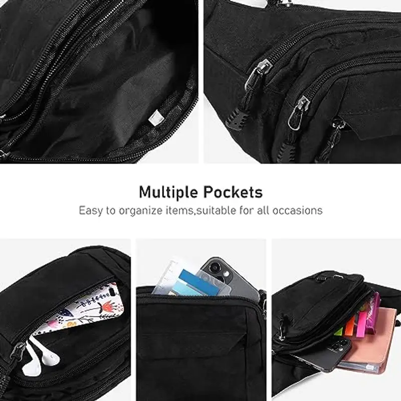 Vinabo Marsupio Uomo Nero 786764 miniatura 3