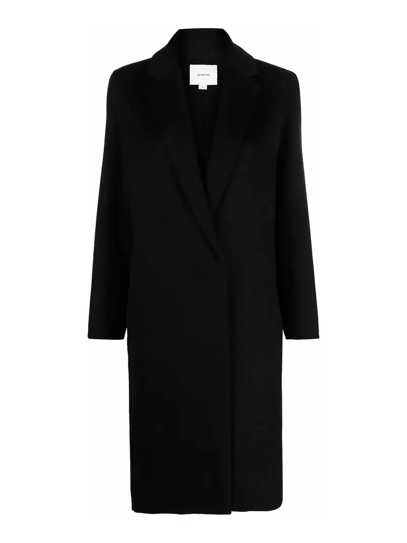 Cappotto 1 Bottone Nero