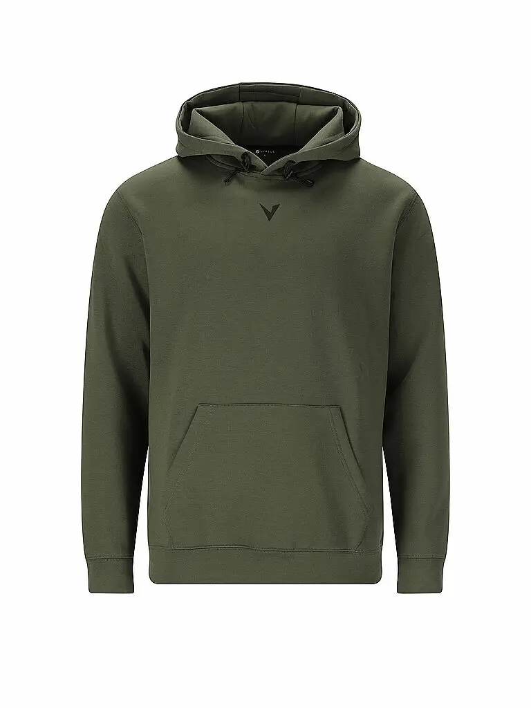 Felpa con cappuccio da uomo Taro verde scuro | XL