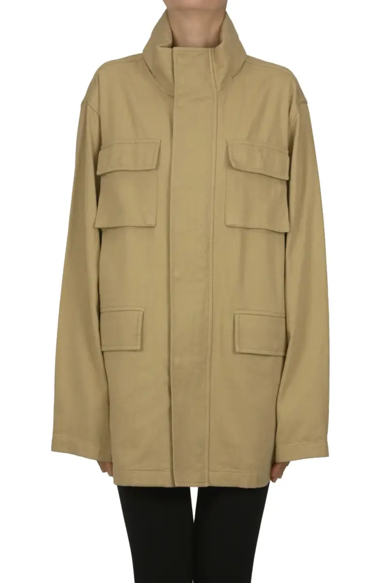 Giacca stile sahariana Cammello