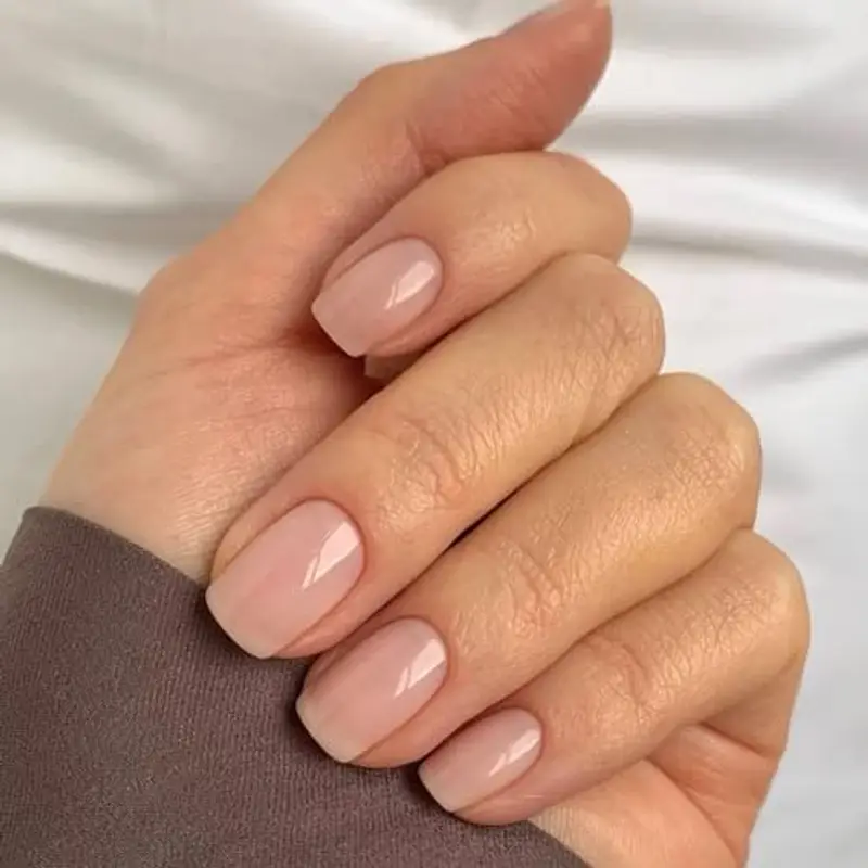 Vishine 8ml Smalto Semipermanente Neutro Trasparente Colore Pelle, Gel Smalto per Unghie Naturale Effetto Gelatina per miniatura 3