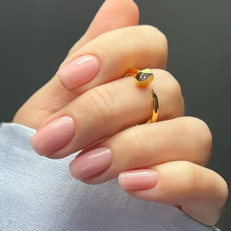 Vishine 8ml Smalto Semipermanente Neutro Trasparente, Gel Smalto per Unghie Naturale Rosa Chiaro Effetto Gelatina per Manicure Francese Nail Art UV LED Gel Soak Off miniatura 2