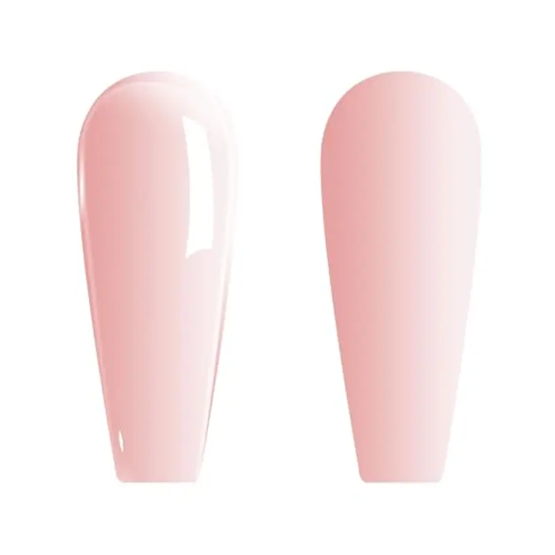 Vishine 8ml Smalto Semipermanente Neutro Trasparente, Gel Smalto per Unghie Naturale Rosa Chiaro Effetto Gelatina per Manicure Francese Nail Art UV LED Gel Soak Off miniatura 3