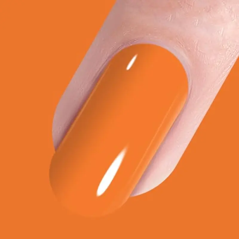 Vishine Gel Nail Polish, 1Pcs 8ml Orange Gel Polish Soak Off UV LED Gel Nail Art DIY Gel Nail Manicure for Girls Women miniatura 3