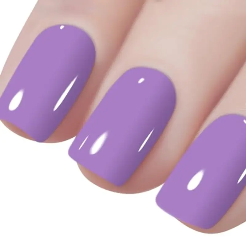 Vishine Smalto Gel per Unghie, 8ml Lavanda, UV LED Soak Off, Nail Art DIY Manicure per Donne e Ragazze #075 miniatura 2