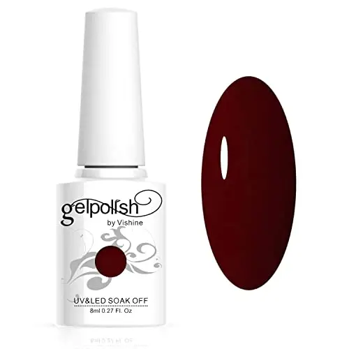 Vishine Smalto Semipermente per Unghie in Gel UV LED Smalti per Unghie Colori per Soak Off Manicure e Pedicure 8ml 1pzs