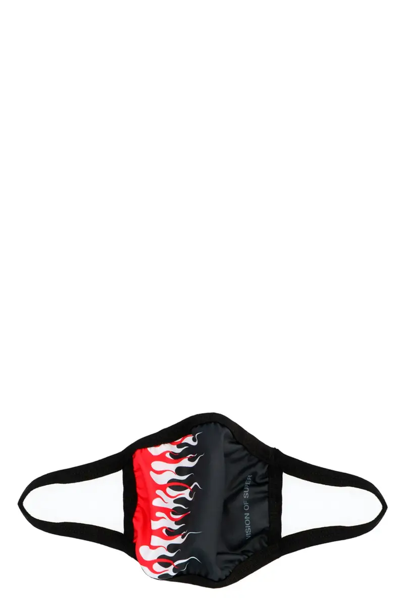 Mascherina Fiamme Nero