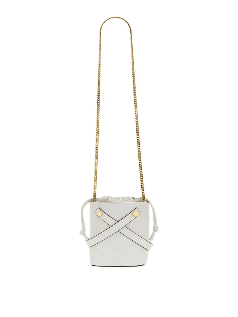 Borsa a secchiello Jane Bianco