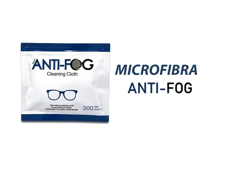 Vistaexpert  3 X Panno Antiappannante occhiali , salviette anti-fog per la pulizia di lenti, riutilizzabile. Microfibra e pulizia